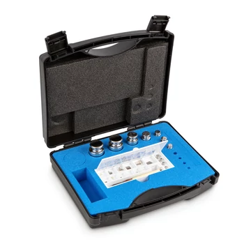 Kern 303-044 E1 pontosságú  1 mg -  200 g súlysorozat műanyag dobozban, rozsdamentes acélból