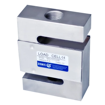 Zemic B3G rozsdamentes acél S alakú mérőcella, OIML tanúsított (50kg-10t)