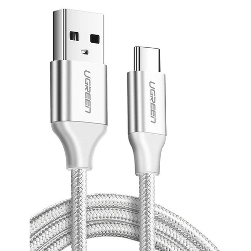 UGREEN USB–USB-C kábel, QC3.0, 1 m (fehér)