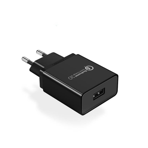 UGREEN adapter CD122, 18W, QC 3.0, USB (fekete)