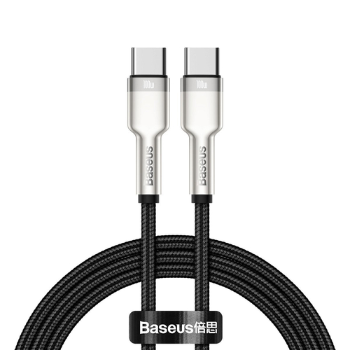 Baseus Cafule USB-C-USB-C kábel, 100 W, 1 m (fekete)