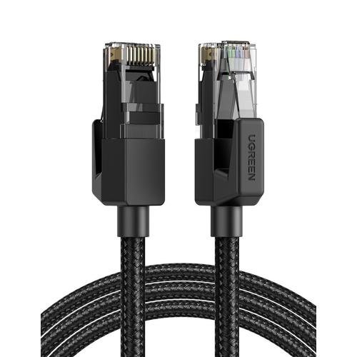 UGREEN NW135 fonott hálózati kábel, Ethernet RJ45, Cat.6, U / UTP, 1 m (fekete)