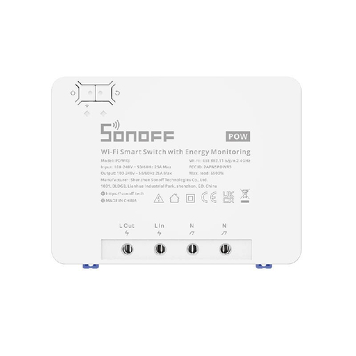 Sonoff Smart WiFi POWR3 kapcsoló nagy teljesítménnyel