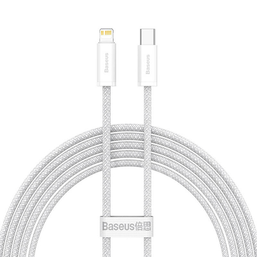 USB-C kábel a Lightning Baseus Dynamic sorozathoz, 20 W, 2 m (fehér)