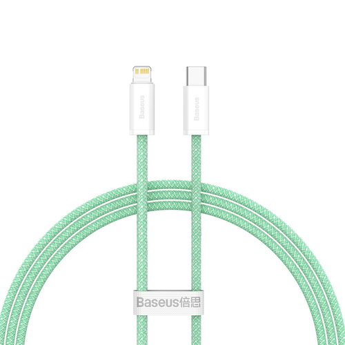 USB-C kábel a Lightning Baseus Dynamic sorozathoz, 20 W, 1 m (zöld)