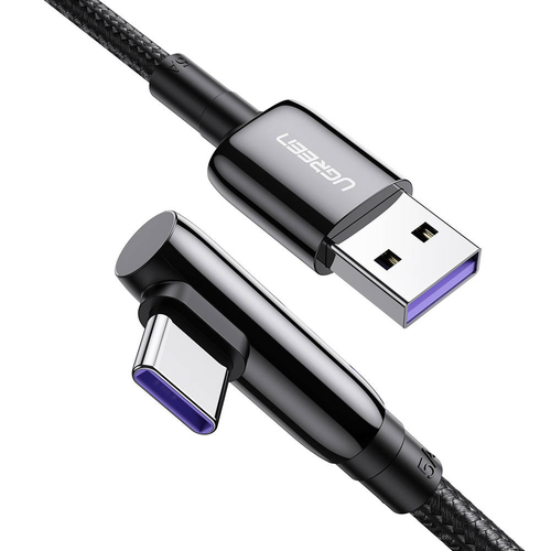 USB kábel USB-C-hez UGREEN US317 szögletes, 2m (fekete)