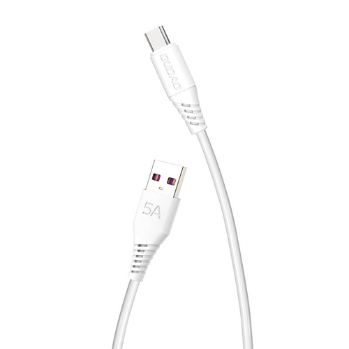 USB-C cable Dudao L2T, 5A, 1m (white)