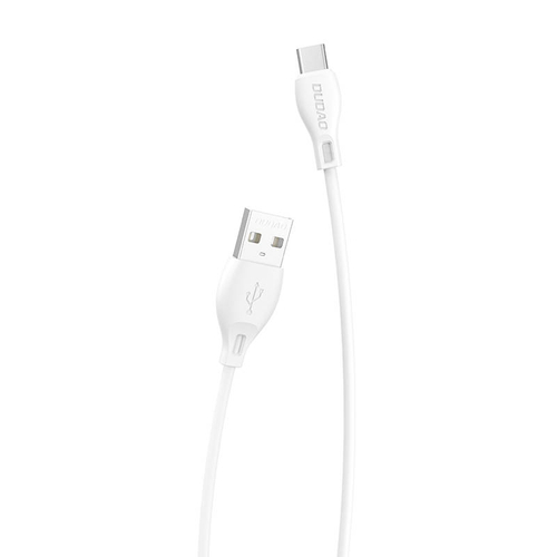 USB to USB-C cable Dudao L4T 2.4A 1m (white)