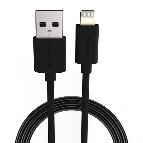 Cable USB to Lightning Duracell 2m (black)
