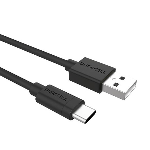 Cable USB to USB-C  3.0 Duracell 1m (black)