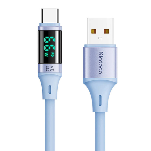 USB to USB-C cable, Mcdodo CA-1922, 6A, 1.2m (blue)