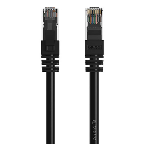 Orico RJ45 Cat.6 Round Ethernet Network Cable 10m (Black)