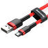 Kép 2/6 - Baseus Cafule 1,5A 2 m-es USB-Micro USB-kábel (piros)