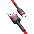 Kép 4/6 - USB-USB-C kábel Baseus Cafule 3A 0,5 m (piros)