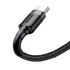 Kép 5/6 - USB-USB-C kábel Baseus Cafule 2A 2m (szürke-fekete)