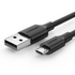 Kép 1/7 - USB-Mikro USB kábel UGREEN QC 3.0 2.4A 0.5m (fekete)