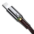 Kép 3/7 - Baseus C alakú 2.4A USB Lightning kábel LED-del, 1m (fekete)