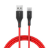 Kép 1/5 - USB-kábel USB-C-hez BlitzWolf BW-TC15 3A 1,8 m (piros)