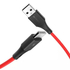 Kép 2/5 - USB-kábel USB-C-hez BlitzWolf BW-TC15 3A 1,8 m (piros)