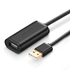 Kép 1/5 - "UGREEN US121 aktív USB 2.0 hosszabbító kábel, 5 m (fekete) "