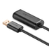 Kép 4/5 - "UGREEN US121 aktív USB 2.0 hosszabbító kábel, 5 m (fekete) "
