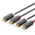 Kép 2/4 - Kábel 2RCA (Cinch) 2RCA (Cinch) UGREEN 5m (fekete)