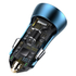 Kép 6/11 - Baseus Golden Contactor Pro autós töltő, USB + USB-C, QC4.0 +, PD, SCP, 40 W (kék)