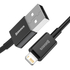 Kép 5/11 - USB-kábel a Lightning Baseus Superior sorozathoz, 2,4A, 2m (fekete)