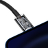 Kép 6/11 - USB-C kábel a Lightning Baseus Superior sorozathoz, 20 W, PD, 1 m (fekete)