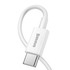 Kép 3/11 - USB-C kábel a Lightning Baseus Superior sorozathoz, 20 W, PD, 1,5 m (fehér)