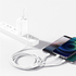 Kép 8/10 - Baseus Superior Series 3 az 1-ben USB-kábel, USB-mikro-USB / USB-C / Lightning, 3,5 A, 1,2 m (fehér)