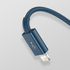 Kép 5/10 - Baseus Superior Series 3 az 1-ben USB-kábel, USB-Micro USB / USB-C / Lightning, 3,5 A, 1,2 m (kék)