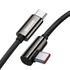 Kép 2/11 - Baseus Legend Series USB-C – USB-C ferde kábel, PD, 100 W, 2 m (fekete)