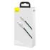 Kép 5/6 - USB-kábel Lightning Baseus Cafule-hez, 2,4A, 1m (zöld)