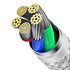 Kép 5/7 - USB-C kábel a Lightning Baseus Dynamic sorozathoz, 20 W, 2 m (fehér)