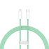 Kép 1/7 - USB-C kábel a Lightning Baseus Dynamic sorozathoz, 20 W, 1 m (zöld)