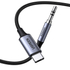 Kép 4/4 - USB-C kábel UGREEN CM450 - 3.5 mm AUX mini jack, 1m (fekete)