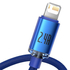 Kép 3/5 - USB-kábel a Lightning Baseus Crystal Shine, 2,4A, 2m (kék)