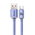 Kép 6/6 - USB-kábel a USB-C Baseus Crystal Shine, 100W, 2m (ibolya)