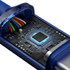 Kép 4/7 - USB-C-kábel a USB-C Baseus Crystal Shine, 100W, 1.2m (kék)