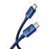 Kép 7/7 - USB-C-kábel a USB-C Baseus Crystal Shine, 100W, 1.2m (kék)
