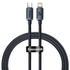 Kép 1/4 - Baseus Crystal USB-C kábel a Lightninghez, 20W, PD, 1.2m (fekete)