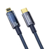 Kép 5/5 - Baseus Explorer USB-C-Lightning kábel, 20 W, 1 m (kék)