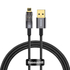Kép 1/5 - Baseus Explorer USB-Lightning kábel, 2,4A, 1m (fekete)