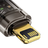 Kép 3/5 - Baseus Explorer USB-Lightning kábel, 2,4A, 1m (fekete)