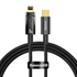Kép 1/5 - Baseus Explorer USB-C-Lightning kábel, 20W, 1m (fekete)