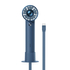 Kép 1/6 - Baseus Flyer Turbine hordozható kézi ventilátor + USB-C kábel (kék)