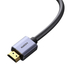 Kép 2/6 - Baseus High Definition HDMI kábel, 8K, 1m (fekete)