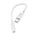 Kép 3/4 - Vipfan L08 USB-C és mini jack 3.5mm AUX kábel, 10cm (fehér)