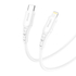 Kép 2/5 - USB-C Lightning kábel Vipfan P04, 3A, PD, 1m (fehér)